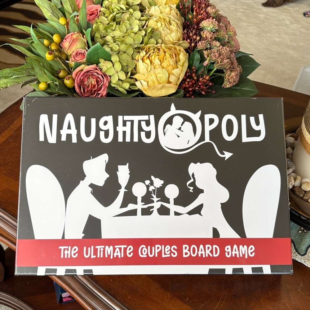 Brand New Naughtyopoly Board Game 100+ Couples Questions, Commands, & Penalties